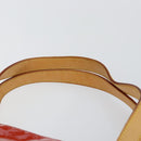 LOUIS VUITTON Monogram Vernis Houston Hand Bag Red M91092 LV Auth 146697-8