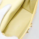 LOUIS VUITTON Monogram Vernis Spring Street Bag Lime Yellow M91068 Auth 146698-11