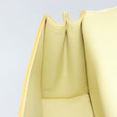 LOUIS VUITTON Monogram Vernis Spring Street Bag Lime Yellow M91068 Auth 146698-21