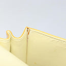 LOUIS VUITTON Monogram Vernis Spring Street Bag Lime Yellow M91068 Auth 146698-12