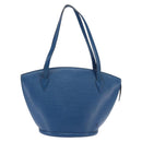 LOUIS VUITTON Epi Saint Jacques Shopping Shoulder Bag Blue M52275 LV Auth 146699-13