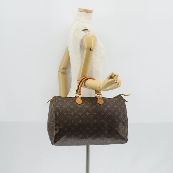 LOUIS VUITTON Monogram Speedy 40 Hand Bag M41522 LV Auth 146700