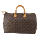 LOUIS VUITTON Monogram Speedy 40 Hand Bag M41522 LV Auth 146700-2