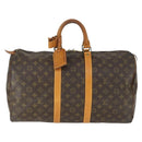 LOUIS VUITTON Monogram Keepall 45 Boston Bag M41428 LV Auth 146704A-2
