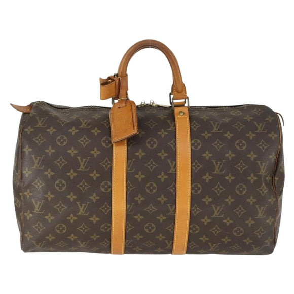 LOUIS VUITTON Monogram Keepall 45 Boston Bag M41428 LV Auth 146704A