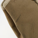 PRADA Hand Bag Canvas Beige Gold Auth 146705-10