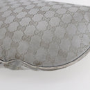 GUCCI GG Canvas Newbrit Shoulder Bag Silver Gold 169998 Auth 146706-15