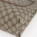 GUCCI GG Supreme Web Sherry Line Tote Bag PVC Beige Gold 39 02 003 Auth 146707-9