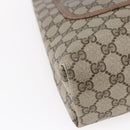 GUCCI GG Supreme Web Sherry Line Tote Bag PVC Beige Gold 39 02 003 Auth 146707-14
