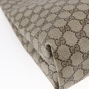 GUCCI GG Supreme Web Sherry Line Tote Bag PVC Beige Gold 39 02 003 Auth 146707-16