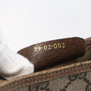 GUCCI GG Supreme Web Sherry Line Tote Bag PVC Beige Gold 39 02 003 Auth 146707-12