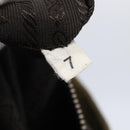 PRADA Shoulder Bag Nylon Khaki Silver Auth 146713-11