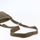 PRADA Shoulder Bag Nylon Khaki Silver Auth 146713-7