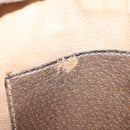 GUCCI GG Supreme Web Sherry Line Bag PVC Beige Gold 904 02 047 Auth 146714-11