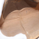 GUCCI GG Supreme Web Sherry Line Bag PVC Beige Gold 904 02 047 Auth 146714-10