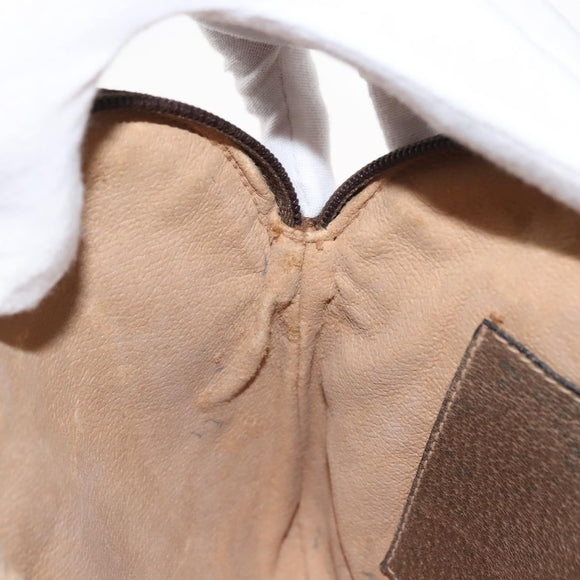 GUCCI GG Supreme Web Sherry Line Bag PVC Beige Gold 904 02 047 Auth 146714