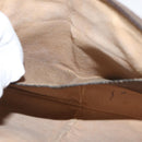 GUCCI GG Supreme Web Sherry Line Bag PVC Beige Gold 904 02 047 Auth 146714-21