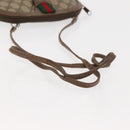 GUCCI GG Supreme Web Sherry Line Bag PVC Beige Gold 904 02 047 Auth 146714-7