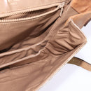 CELINE Macadam Canvas Shoulder Bag PVC Beige Gold Auth 146716-19