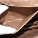 CELINE Macadam Canvas Shoulder Bag PVC Beige Gold Auth 146716-21