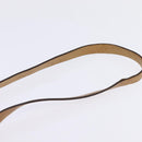 CELINE Macadam Canvas Shoulder Bag PVC Beige Gold Auth 146716-14