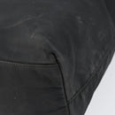 PRADA Tote Bag Nylon Black Silver Auth 146718-9