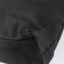 PRADA Tote Bag Nylon Black Silver Auth 146718-15