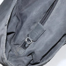 PRADA Tote Bag Nylon Black Silver Auth 146718-10