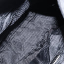 PRADA Tote Bag Nylon Black Silver Auth 146718-11