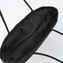 PRADA Tote Bag Nylon Black Silver Auth 146718-6