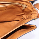 BALENCIAGA Shoulder Bag PVC Navy Gold Auth 146719-18