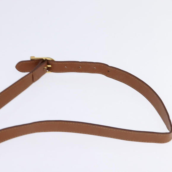 BALENCIAGA Shoulder Bag PVC Navy Gold Auth 146719