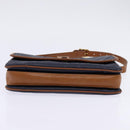 BALENCIAGA Shoulder Bag PVC Navy Gold Auth 146719-5