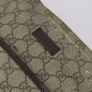 GUCCI GG Supreme Shoulder Bag PVC Beige Silver 141626 Auth 146723-9