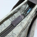 GUCCI GG Supreme Shoulder Bag PVC Beige Silver 141626 Auth 146723-10