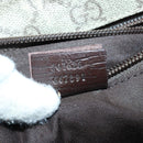 GUCCI GG Supreme Shoulder Bag PVC Beige Silver 141626 Auth 146723-12