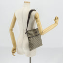 GUCCI GG Supreme Shoulder Bag PVC Beige Silver 141626 Auth 146723-22
