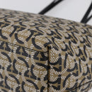 Salvatore Ferragamo Gancini Tote Bag PVC Leather Beige Auth 146724V-15