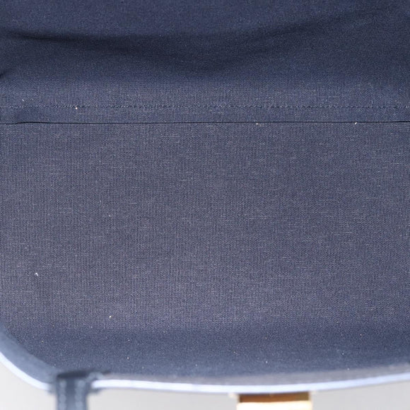 Salvatore Ferragamo Gancini Tote Bag PVC Leather Beige Auth 146724V