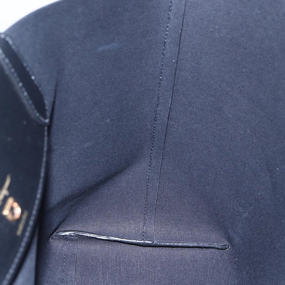 Salvatore Ferragamo Gancini Tote Bag PVC Leather Beige Auth 146724V