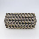 Salvatore Ferragamo Gancini Tote Bag PVC Leather Beige Auth 146724V-5