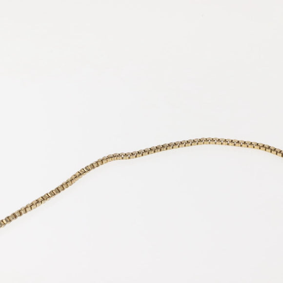 Salvatore Ferragamo Gancini Chain Shoulder Bag Leather Red Gold Auth 146725