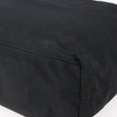 PRADA Hand Bag Nylon plastic Black Silver Auth 146727-8