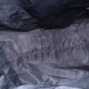 PRADA Hand Bag Nylon plastic Black Silver Auth 146727-9