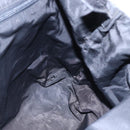 PRADA Hand Bag Nylon plastic Black Silver Auth 146727-22