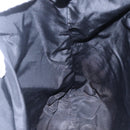 PRADA Hand Bag Nylon plastic Black Silver Auth 146727-23