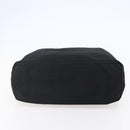PRADA Hand Bag Nylon plastic Black Silver Auth 146727-5
