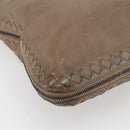 BOTTEGA VENETA INTRECCIATO Tote Bag Leather Beige Auth 146728-16