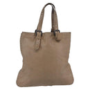 BOTTEGA VENETA INTRECCIATO Tote Bag Leather Beige Auth 146728-1