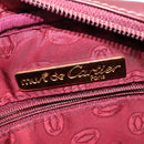 CARTIER Must Line Shoulder Bag Leather Bordeaux Gold Auth 146729-10